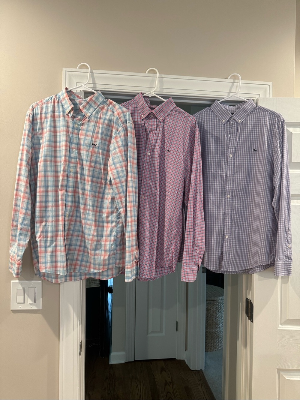 MULTIPLE (9) Vineyard Vines Men's Plaid Button-Down Shirt